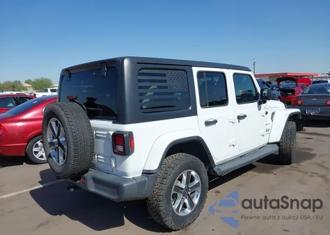 2018 Jeep Wrangler Unlimited Sahara 4X4 из США, поврежденный, VIN 1C4HJXEG8JW246548